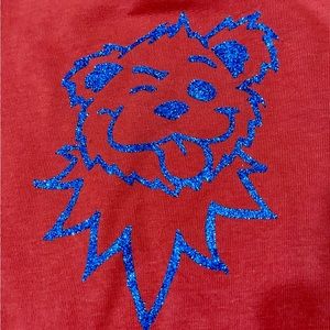 Youth handmade Grateful Dead Bear long sleeve T-shirt (S)